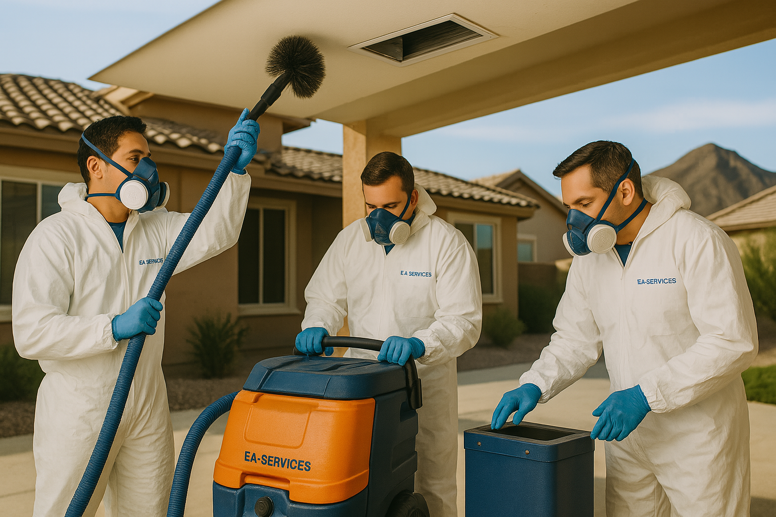 Professional air duct cleaning service in Desert View Phoenix, Arizona
